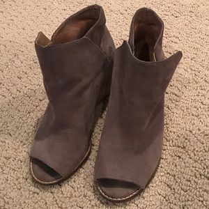 Lucky Brand open toe booties